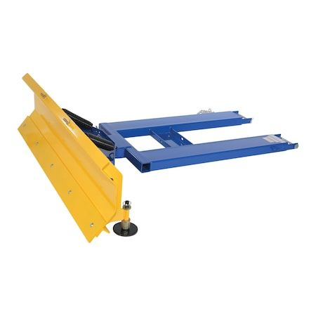 Vestil Steel Fork Mount Snow Plow 72'' Blade Blue/Yellow SPB-VN-848-72